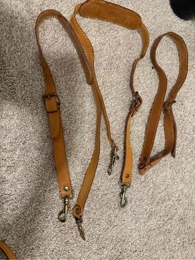 Bundle of 3 vintage Louis Vuitton crossbody Straps B1
